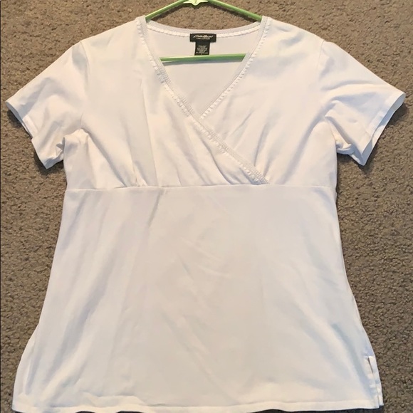 Eddie Bauer Tops - Eddie Bauer White Shirt
